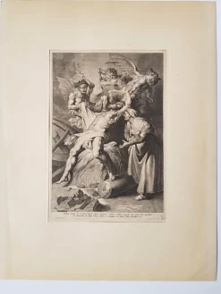 Pamono Flemish School Engraving by Lucas Vorsterman, 1622> Old Masters