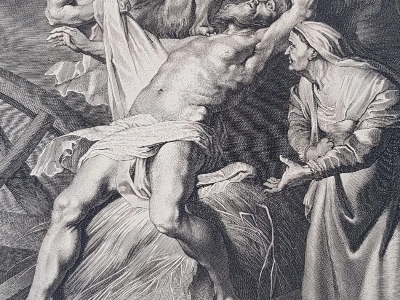 Pamono Flemish School Engraving by Lucas Vorsterman, 1622> Old Masters