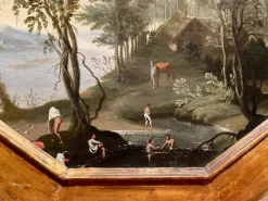 Discount Pamono Flemish School, Riverscape, Oil on Panel, Late 16th-Early 17th Century, Framed