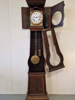 Pamono Floor Clock in Walnut><noscript><img width=