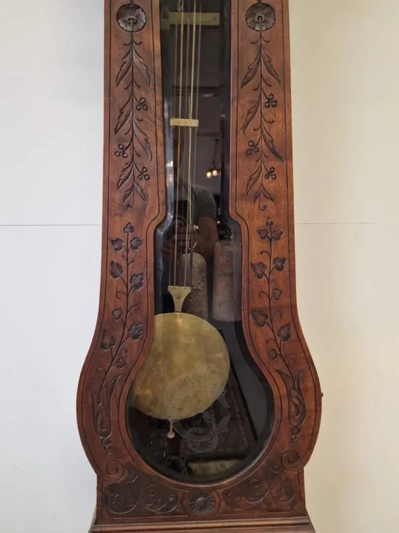 Pamono Floor Clock in Walnut> Clocks