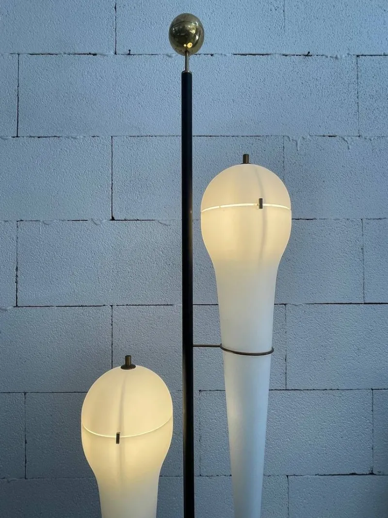 Pamono Floor Lamp attributed to Angel Lelii, 1960s> Floor Lamps