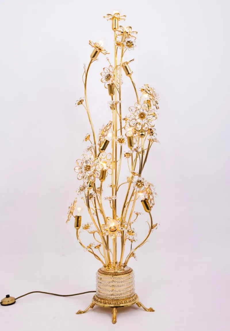 Pamono Floor Lamp attributed to Palwa, Germany, 1960s> Floor Lamps