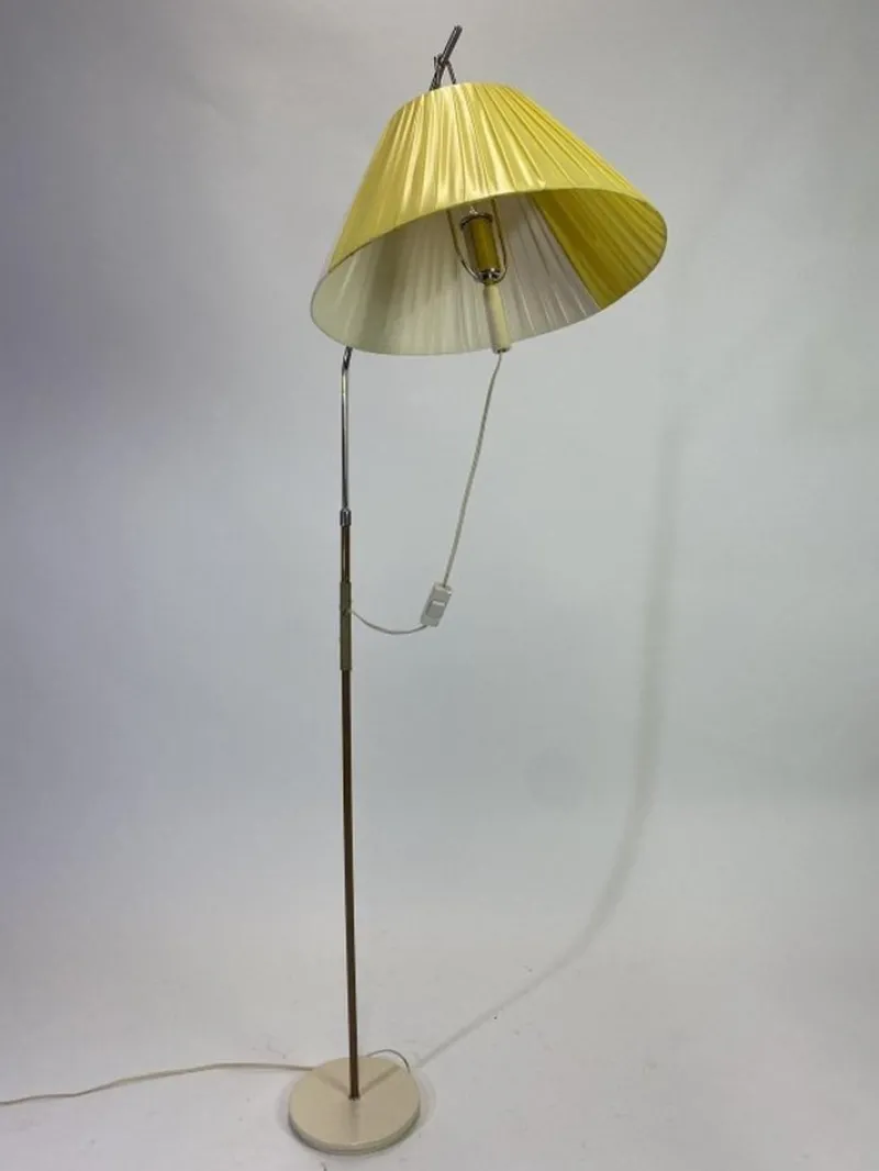 Pamono Floor Lamp by Július Theodor Kalmar, 1950s> Floor Lamps