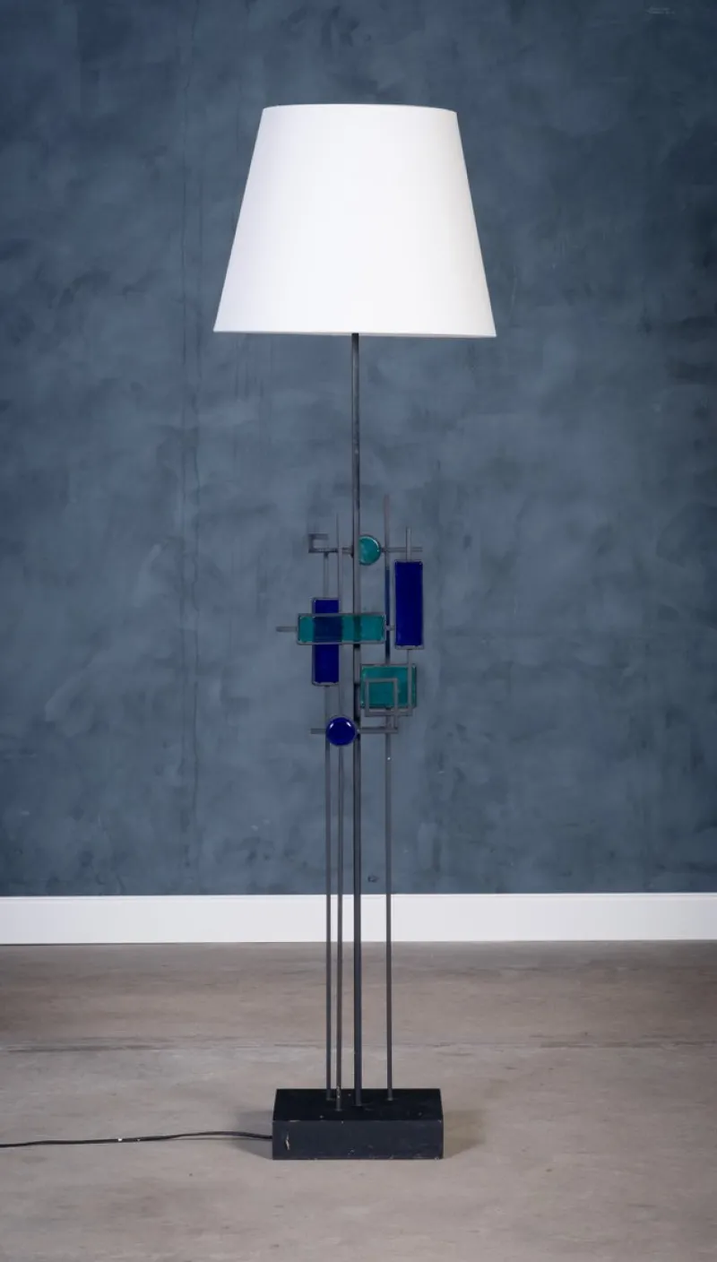 Pamono Floor Lamp by Svend Aage Holm-Sørensen for Holm Sørensen & Co, 1950s> Floor Lamps
