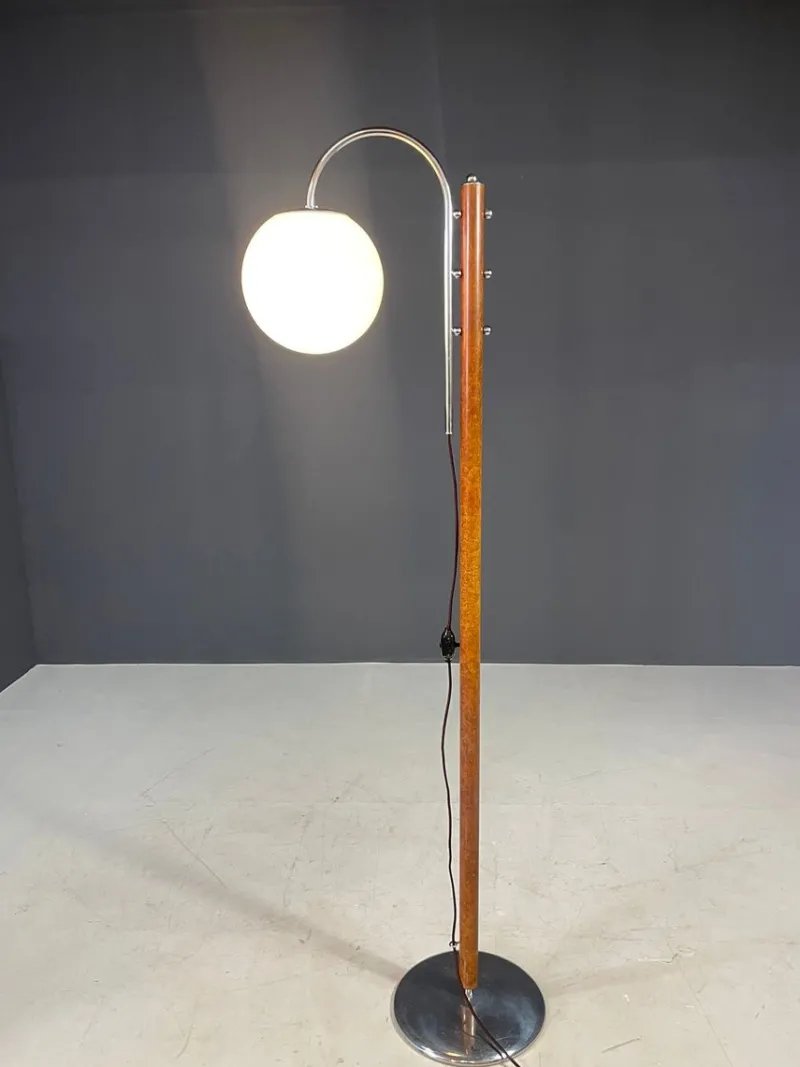 Best Pamono Floor Lamp from Jindřich Halabala, Czechoslovakia, 1930s