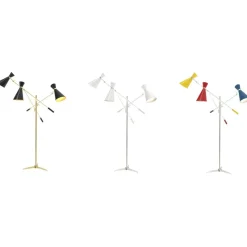Pamono Floor Lamp in Brass> Floor Lamps