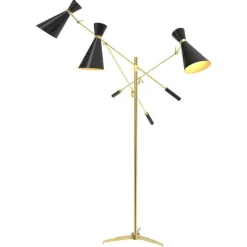 Pamono Floor Lamp in Brass> Floor Lamps