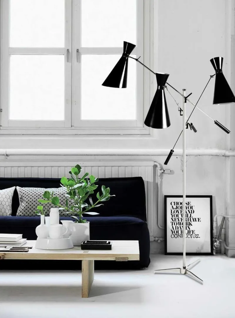 Pamono Floor Lamp in Brass> Floor Lamps