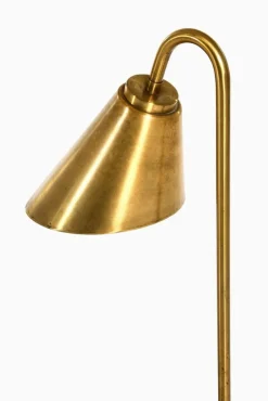 Pamono Floor Lamp in Brass attributed to Frits Schlegel and Vilhelm Lauritzen, 1940s><noscript><img width=
