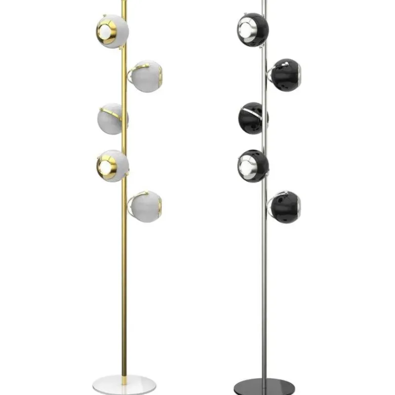 Pamono Floor Lamp in Brass with Gold Details> Floor Lamps