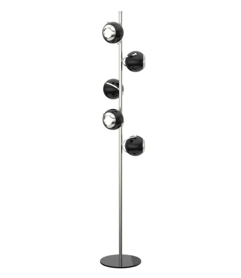 Pamono Floor Lamp in Brass with Gold Details> Floor Lamps