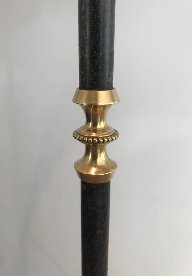 Best Pamono Floor Lamp in Brushed Metal and Brass