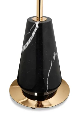 Pamono Floor Lamp in Gold-Plated Brass, Marble and Swarovski Crystals><noscript><img width=
