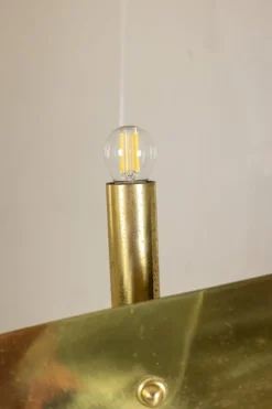 Pamono Floor Lamp in Smoked Folded Acrylic Glass by Giuseppe Calonaci, 1970s><noscript><img width=