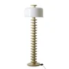 Pamono Floor Lamp in White and Beige Lacquered Wood by Ettore Sottsass, 1990s> Floor Lamps