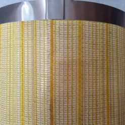 Pamono Floor Lamp with Yellow Shade, 1970s><noscript><img width=