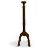 Pamono Floor-Standing Pricket Candleholder in Carved Oak, 1890s> Candleholders