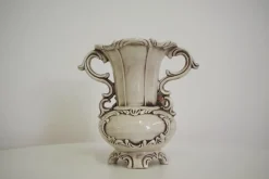 Pamono Floral Pitcher from Capodimonte, 1940s><noscript><img width=