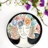 Discount Pamono Floral Woman Plate from Dalila Chessa