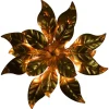 Pamono Florentine Flower Shape Wall Lamp by Hans Kögl, 1960s> Wall Lights & Sconces
