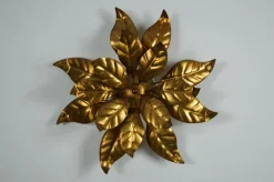 Pamono Florentine Flower Shape Wall Lamp by Hans Kögl, 1960s> Wall Lights & Sconces