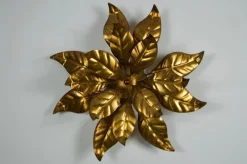 Pamono Florentine Flower Shape Wall Lamp by Hans Kögl, 1960s><noscript><img width=