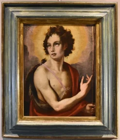 Online Pamono Florentine School Artist, St. John the Baptist, 1500-1600, Oil on Canvas