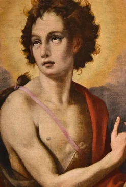 Online Pamono Florentine School Artist, St. John the Baptist, 1500-1600, Oil on Canvas