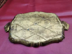 Pamono Florentine Wooden Tray, 1970s><noscript><img width=