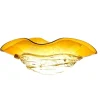 Pamono Flounder Centerpiece in Amber Murano Glass and Crystal with Gold Details from YourMurano> Tabletop