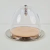 Discount Pamono Flow Glass Dome by Gijs Bakker for Royal VKB RVS, 2000