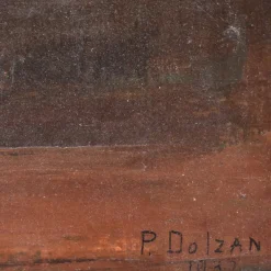 Online Pamono Flower Painting by Dolzan Primo, 1933