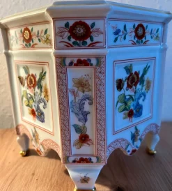 Pamono Flower Pots from Haviland Limoges, France, 1975, Set of 2><noscript><img width=
