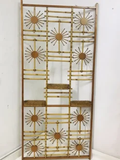 Pamono Flower Wall by Dušan Jurkovič, 1940s> Room Dividers & Screens