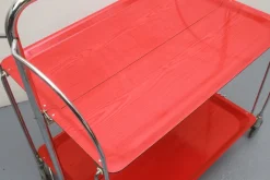 Pamono Foldable Serving Cart from Dinett, 1970s><noscript><img width=