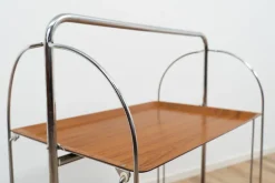 Pamono Foldable Serving Trolley by Bremshey & Co., 1960s><noscript><img width=