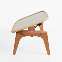 Sale Pamono Folding and Adjustable Bed Tray in Laminated Wood by Fratelli Reguitti, Italy, 1950s