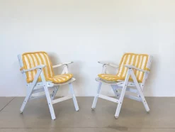 Pamono Folding Armchairs by Reguitti, 1980s, Set of 4