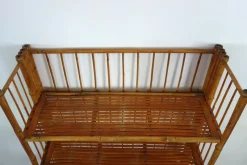 Pamono Folding Bamboo Shelf, 1950s><noscript><img width=