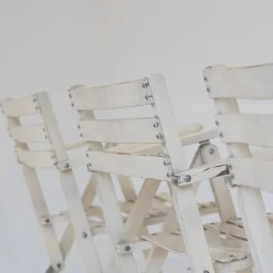 Pamono Folding Chairs by Fratelli Reguitti, 1960s, Set of 4><noscript><img width=
