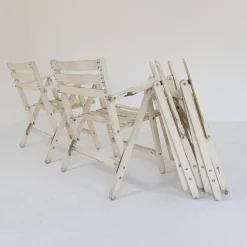Pamono Folding Chairs by Fratelli Reguitti, 1960s, Set of 4><noscript><img width=