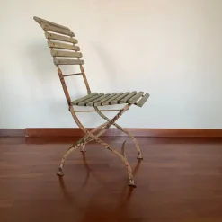Best Pamono Folding Garden Chair by Francillon Et Cie s.a. Lausanne, 1890s