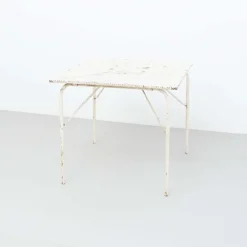 Sale Pamono Folding Garden Table attributed to Mathieu Matégot, 1950s