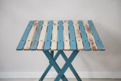 Pamono Folding Garden Table from Fratelli Reguitti, 1960s><noscript><img width=
