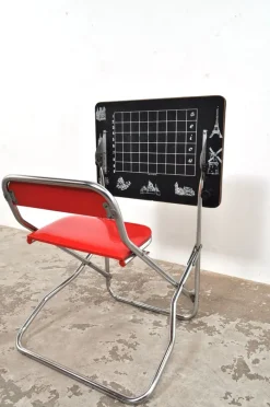 Pamono Folding School Desk by Giocattoli Giacomelli, 1970s