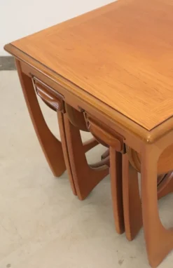 New Pamono Folding Tables from G-Plan, 1970s, Set of 3