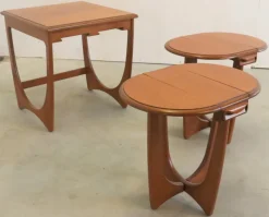 New Pamono Folding Tables from G-Plan, 1970s, Set of 3