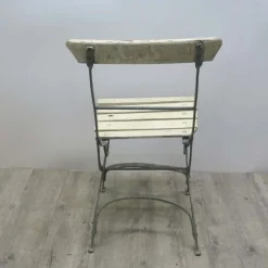 Pamono Folding Wooden Garden Chair, 1940s> Garden Seating