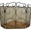 Pamono Folding Wrought Iron Fire Guard for Inglenook Fireplace, 1960s> Fireplaces And Mantels